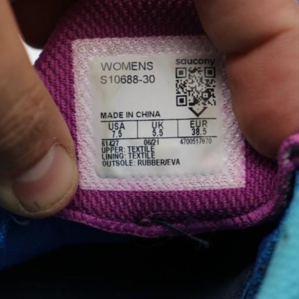 Saucony Endorphin Speed 2 Women's Size 7.5 Running Athletic Shoes Blue Purple - Picture 3 of 11